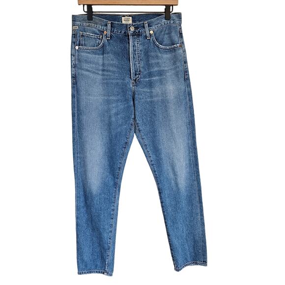Citizens of Humanity Liya High Rise Classic Fit Crop Jeans Button Fly Women's 27 - Picture 1 of 14